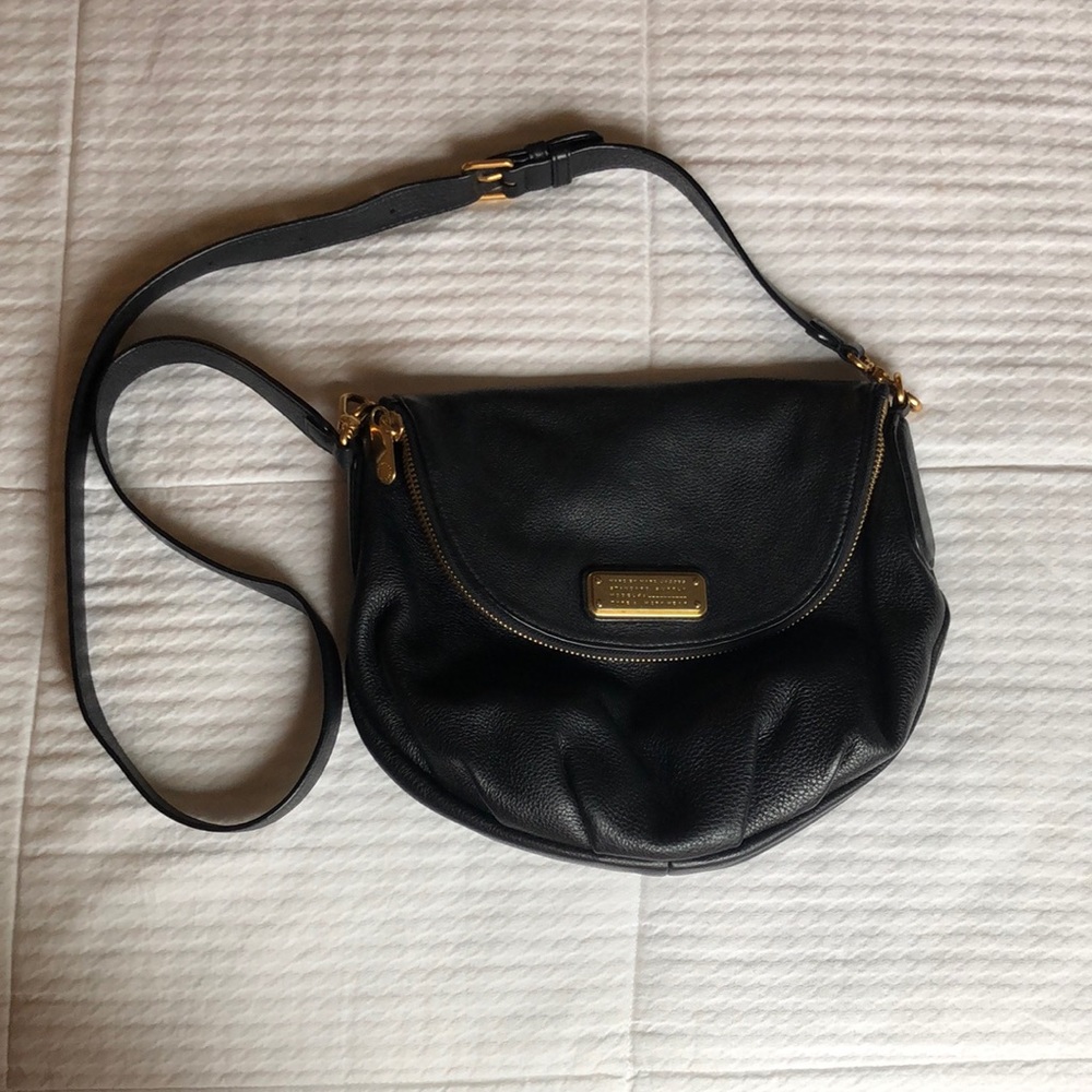 Marc by Marc Jacobs black leather crossbody